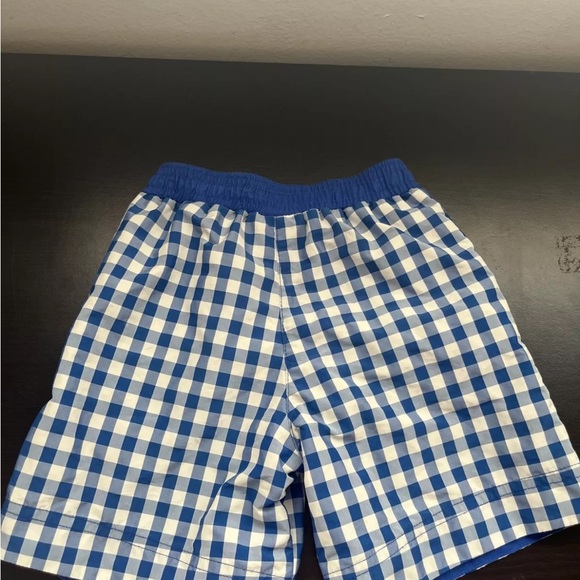 TF LAURENCE 4T White Blue SWIM BOARD SHORTS Trunks boys toddler ****READ**** - Picture 4 of 7